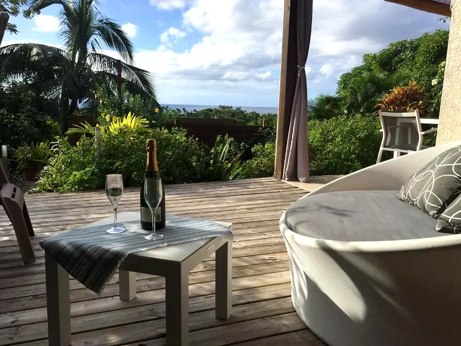 Bungalow climatisé — vue sur mer